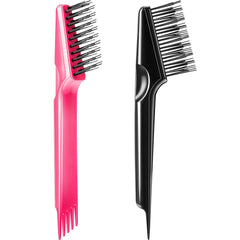 Yaomiao 2 Pcs Hair Brush Cleaner Tool 2 in 1 for Pick Cleaning & Detangling Combs Nylon Brushes, Mini Brush Cleaning Tool for Women and Men, Beauty and Hair Care Home Salon Travel Essentials