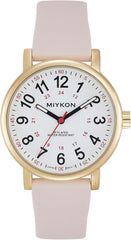 Miykon Nurse Watches for Men & Women - Analog Watch with Second Hand Nursing & Military Time - Second Hand Watch for Nursing with Soft Silicone Band - Ion Polished, Japan Quartz, Waterproof to 100ft
