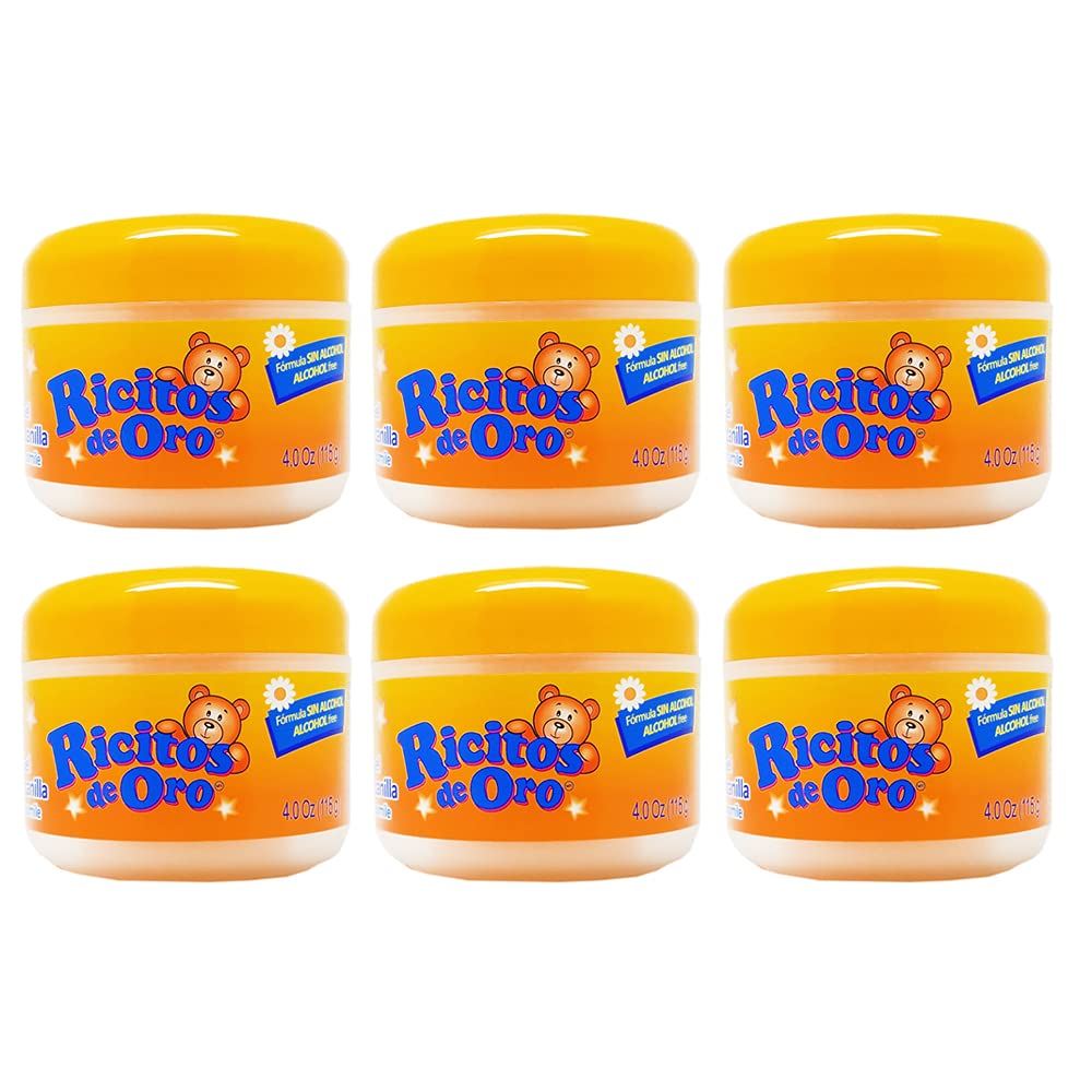 Ricitos de Oro Chamomile Hair Gel -Preserves Natural Color, Non-Greasy, Alcohol Free, Hypoallergenic, Tear-Free, Gentle Daily Use - Baby, Kids Hair Gel, Toddler - 4.05 Oz, 3-Pack