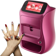 3D Nail Art Printer Machine - Digital Nail Design Machine Printer That Comes w/Over 800 Pictures of Nail |Wireless & Automatic Nail Art Machine,30s Done,Support WiFi/DIY/USB Purple