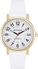 Miykon Nurse Watches for Men & Women - Analog Watch with Second Hand Nursing & Military Time - Second Hand Watch for Nursing with Soft Silicone Band - Ion Polished, Japan Quartz, Waterproof to 100ft