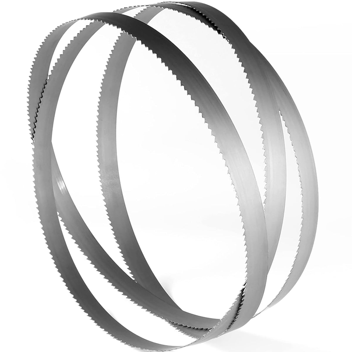 KAKA INDUSTRIAL Blade 129" x 1" x .035" (3280x27x0.9mm) Bi-Metal Material M42 Grade Metal Cutting Band Saw Blades for BS1018B (4/6 TPI)