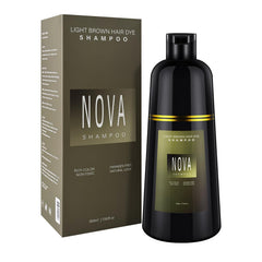 Hair Dye Shampoo & Champu Para Canas - Natural 3-in-1 Instant Gray Coverage for Men & Women (Black)