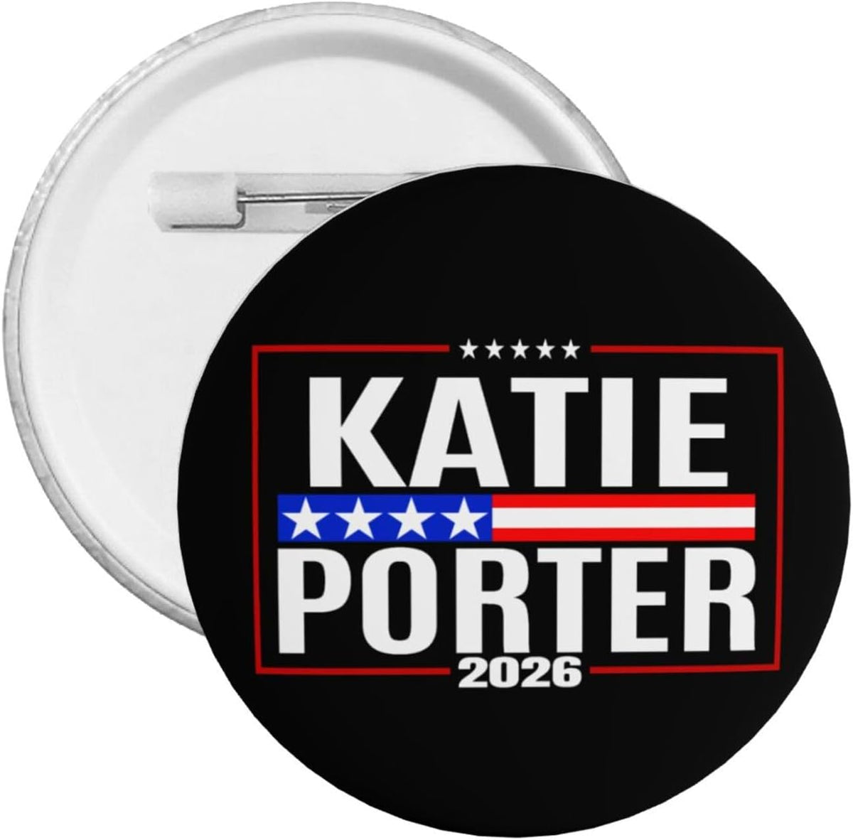 Katie Porter For Governor 2026 Badge Pin Button Badges Round Chest Pins Brooch Decor