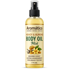 Warm Vanilla Body Oil Mist Spray - 7 Fl Oz. Hydrating & Moisturizing Spray for Women. Lightweight, Fast-Absorbing Formula for Daily Use After Shower