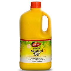 Dabur Kachi Ghani Mustard Oil - Oil for Skin and Hair Care, Cold-pressed Oil Body Massage, Therapeutic-Grade Mustard Oil, Natural Oil from Mustard Seeds, Unrefined Mustard Oil (500 ml)