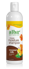 Alba Botanica More Moisture Shampoo, Coconut Milk, 32 Oz (Packaging May Vary)