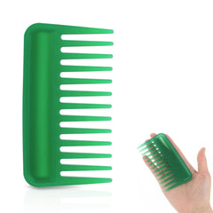 Mini Travel Comb, Small Wide Tooth Comb Portable Pocket Combs Curl Comb Shower Comb Detangling Hair Combs for Women Curly Hair, Wavy Hair, Wet and Dry Hair, Wallet Comb for Men - Black