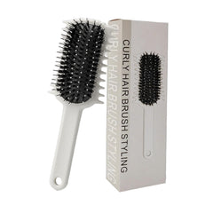 Curly Hair Brush, Volume Curl Defining Brush for Detangling Shaping and Styling Women's Curls, Reduce Pulling (Green)
