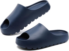 Cloud Slides for Women Men, Recovery Womens Pillow Slides,EVA Anti-Slip shower shoes,Thick Sole Open Toe Garden Shoes,men's sandals,mens slippers for Indoor and Outdoor Size