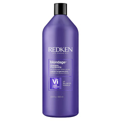Redken Blondage Purple Shampoo For Blonde, Bleached or Highlighted Hair - Neutralizes Brassy Tones With Salicylic Acid, Color Depositing