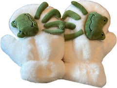 Gloves Mittens Cartoon Animal Thicken Mittens Thermal Full Finger for Winter Outdoor Sports Children Adult Wear