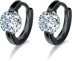 2 Ct Moissanite Earrings 925 Sterling Silver Moissanite Hoop Earrings Diamond Jewelry Gifts for Women Wife