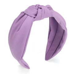 Etercycle Headband for Women, Knotted Wide Headband, Yoga Hair Band Fashion Elastic Hair Accessories for Women (Black)