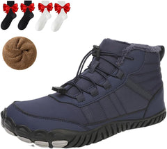 Giltpeak Hike Winter Barefoot Shoes for Elderly Women Mens, Waterproof Wide Hike Barefoot Winter, Winter Wide Toe Barefoot Hiking Shoes Boots