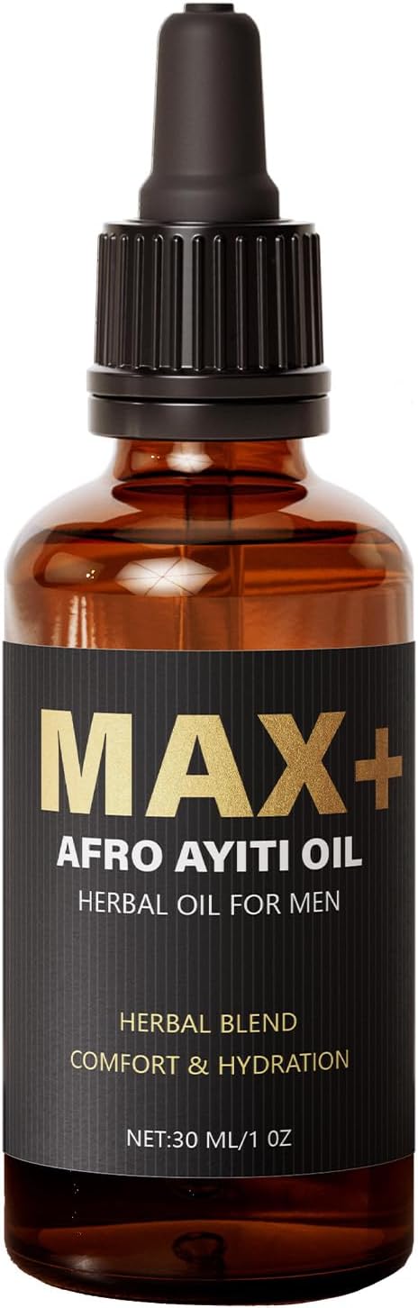 GFG Trineh Max+ Afro Ayiti Oil, Natural herbal massage oil, quickly absorbed, non-greasy, moisturizing (2pcs)