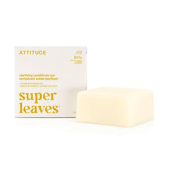 ATTITUDE Moisture Rich Conditioner Bar, Natural Origin, for Ultra Dry and Damaged Hair, Shea & Cocoa Butter, Clean ingredients, Vegan, Coconut & Wild Berries, 3 Oz