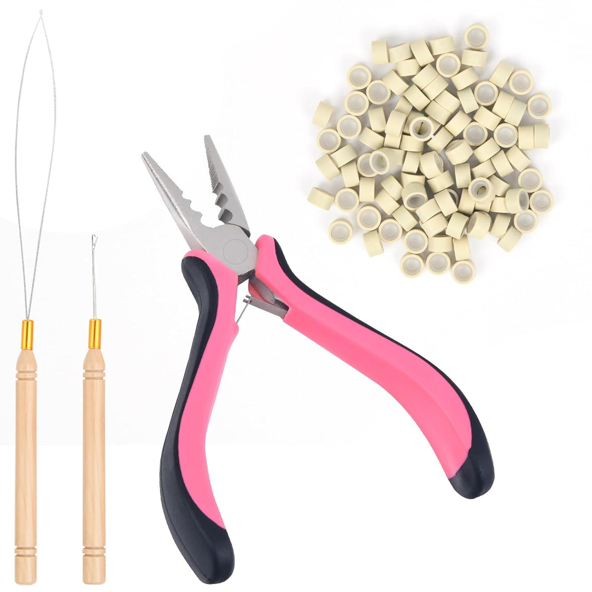 3 Holes Mini Plier For Micro Nano Ring Hair Extensions opener and Removal Tool