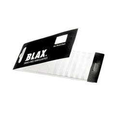 Blax Clear Hair Elastics – Snag-Free Transparent Hair Ties, No-Damage Hair Rubber Bands, 4mm 8 Count