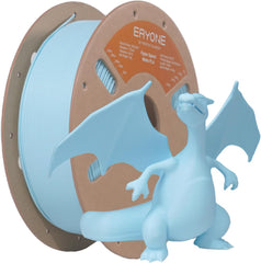 ERYONE High Speed Matte PLA Filament 1.75mm +/- 0.03mm, 30-500mm/s Rapid 3D Printing PLA Filament, Hyper Speed Matte PLA Filament Fit Most FDM Printer, 1kg (2.2LBS) / Spool, Ice Blue