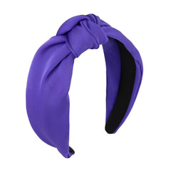 CURASA Headbands for Women Girls Non Slip Knotted Headband Wide Fashion Hairband Hot Pink Top Knot Decorative Hair Accessories Rose Fabric Hair Bands Elastic Head Bands Halloween Costume Party Gifts