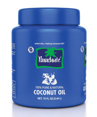 Parachute 100% Pure and Natural Unrefined Coconut Oil | No Chemicals & Added Preservatives | 18.8 fl oz