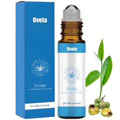 Ovela Advanced Hair Growth Serum Roll-On 10ml - Promotes Hair Growth, Reduces Hair Loss, Nourishes Hair | Enriched with Vitamin E and Natural Oils | For Men and Women (1 pc)