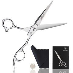 Sirabe HIGH-END 6.3" Professional Hair Cutting Scissors Shears - Ultra Sharp Blades for Precise Cutting - Barber Shears Haircut Scissors 440C Stainless Steel for Salon Hairstyling & Home Hairdressing