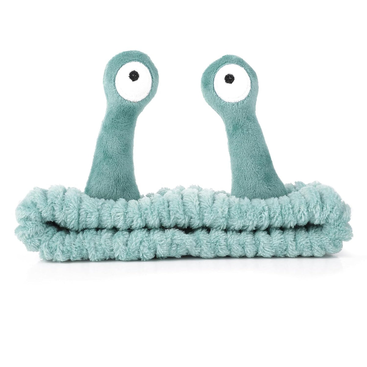 Spa Headband Facial Makeup Head Band Microfiber Soft Coral Fleece Head Wraps Snail Cartoon Cute Christmas Hair Accessories Elastic Skincare Hair Band for Women Girls Washing Face Beauty
