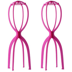 Dreamlover Wig Head Stand for Travel, 2 Packs
