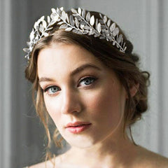 JAKAWIN Greek Goddess Headband Accessories Gold Leaf Crown for Women HG001