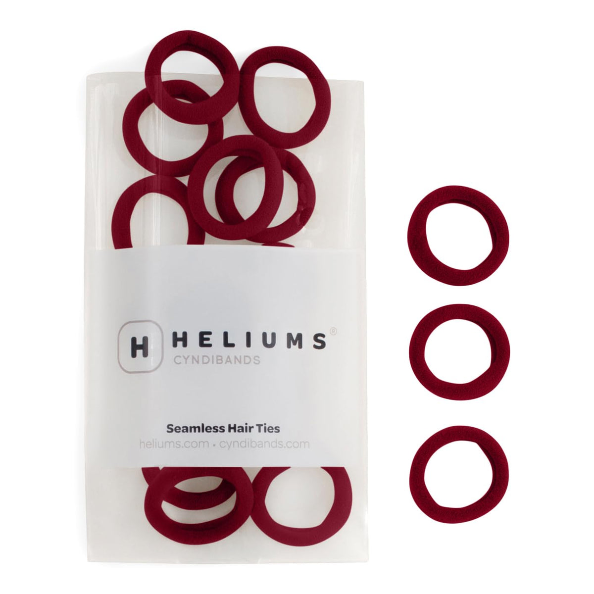 Heliums Small Soft Hair Ties - Blonde - 1 Inch Mini Nylon Bands, No Damage Ponytail Holders for Kids, Braids, and Thin Hair - 30 Count