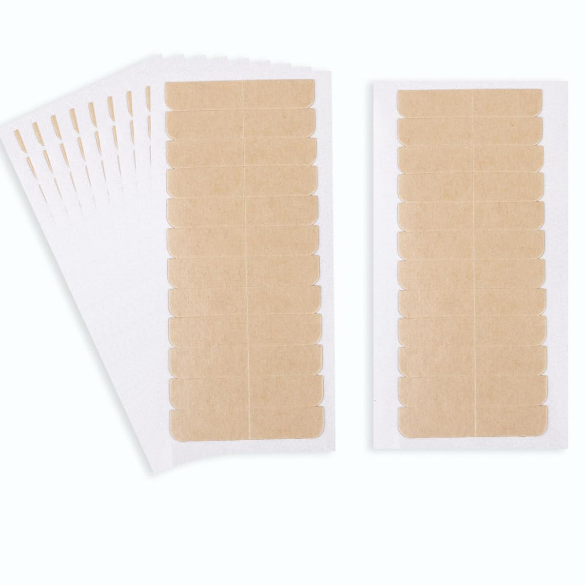 Kachanaa 48pcs Double Sided Ultra Hold Waterproof Lace Glue for Front Lace Wig,Bold Hold Lace Wig Tape in Hair Extension Remover can Replacement (Blue)