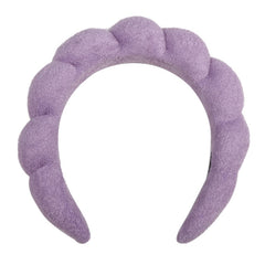 Women's Spa Headband, Headband for Washing Face, Makeup Removal, Shower, Skincare (Black, 1 Count)