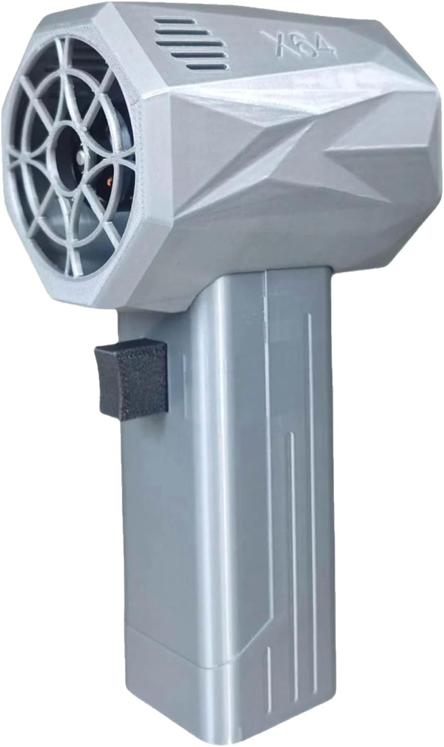 Dry Blower Car Drying Air Blower Mini Dryer Powerful Turbofan 22W Fast Charging 240km h X64 Pro 64mm (Silver)