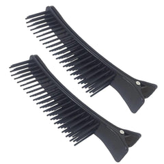 2PCS Hair Clips for Styling Sectioning, Grip Styling Hair Parting Combs Clips for Salon Home Hair Cutting Coloring Foiling Placing Extensions- Hair DIY Accessories