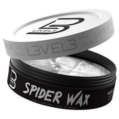 L3 Level 3 Spider Wax - Long Lasting and Strong Hold Improve your Hair Volume and Texture - Level Three Hair Wax for Men