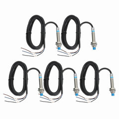 MECCANIXITY 2Pcs Inductive Proximity Sensor,NPN NO M8 DC 6-36V 300mA Proximity Switch Detector Approach Sensor 2mm 3 Wire for Industrial Automation LJ8A3-2-Z/BX