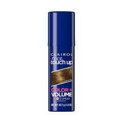 Clairol Root Touch-Up Color + Volume 2-in-1 Temporary Spray, Dark Brown Hair Color, Pack of 1