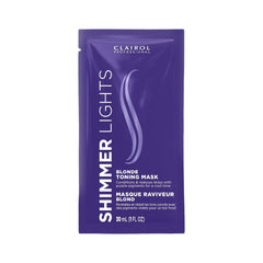 Clairol Professional Shimmer Lights Violet Toning Mask for Neutralizing Brassy Tones with Refreshing Blonde Hair Results