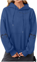 Halloween Sweatshirts for Women Oversized Long Sleeve Pullover Hoodies Casual Graphic Printed 2025 Trendy Hoodies