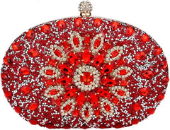 Halemet Rhinestone Evening Bags for Women Formal Sparkly Clutch Purse Trendy Evening Clutch Bag Wedding Prom Cocktail Party