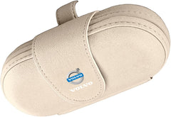 for Volvo XC60 XC90 S60 S90 V40 XC40 Car Glasses Holder Multifunctional Car Glasses Case Car Sunglass Holder Suitable for Different Size Eyeglasses,C