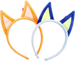 PLUSMAY 2pcs Dog Ears Headband Adult, Cute Lovely Hairband Plush Dog Ears Headband Dress Accessory (Dog001, One Size)