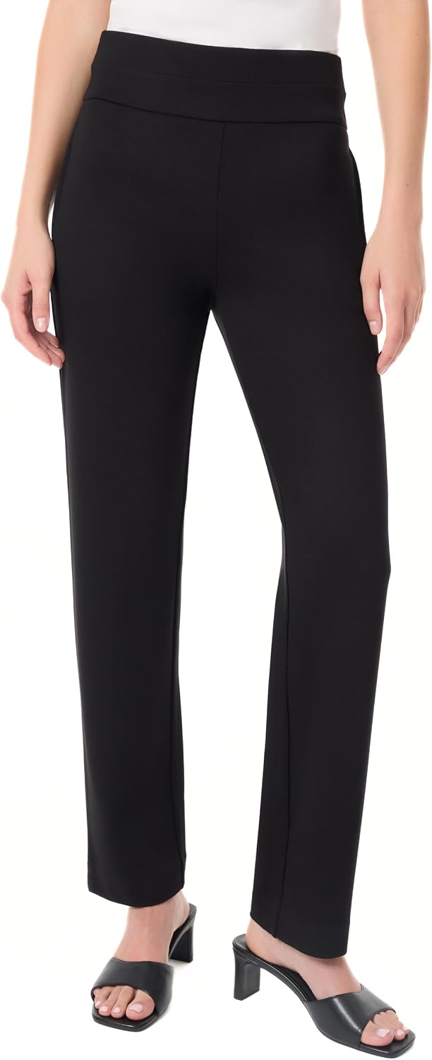 Jones New York Women's Pull-on Straight-Leg Pant