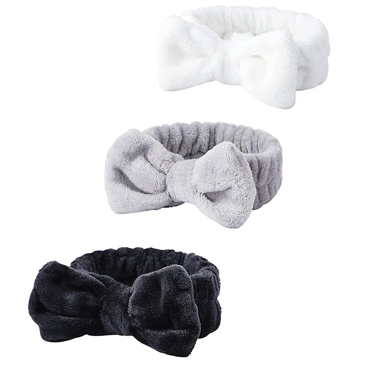 WSYUB Spa Headband,Makeup&Skincare Headbands,Headband for Washing Face,Teen Girls Fuzzy Hair Bands for Women