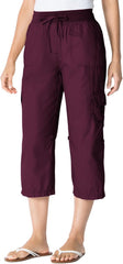 Woman Within Convertible Length Cargo Capri/Bermuda