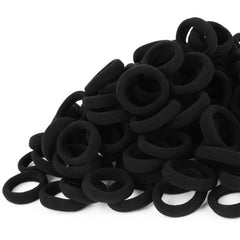 300PCS Blonde Girls Hair Ties, Seamless Toddler Hair Bands No Damage, Cotton Small Hair Ponytail Holders and Mini Kids Elastic Holders No Crease, Blond (Diameter 0.97 Inch) by NSpring