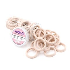 HOYOLS 100pcs Soft Hair Ties no Damage, Seamless Soft Thick Ponytail Holder Scrunchies Head Bands No Crease for Women Girls (Brunette Brown Set)