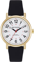 Miykon Nurse Watches for Men & Women - Analog Watch with Second Hand Nursing & Military Time - Second Hand Watch for Nursing with Soft Silicone Band - Ion Polished, Japan Quartz, Waterproof to 100ft